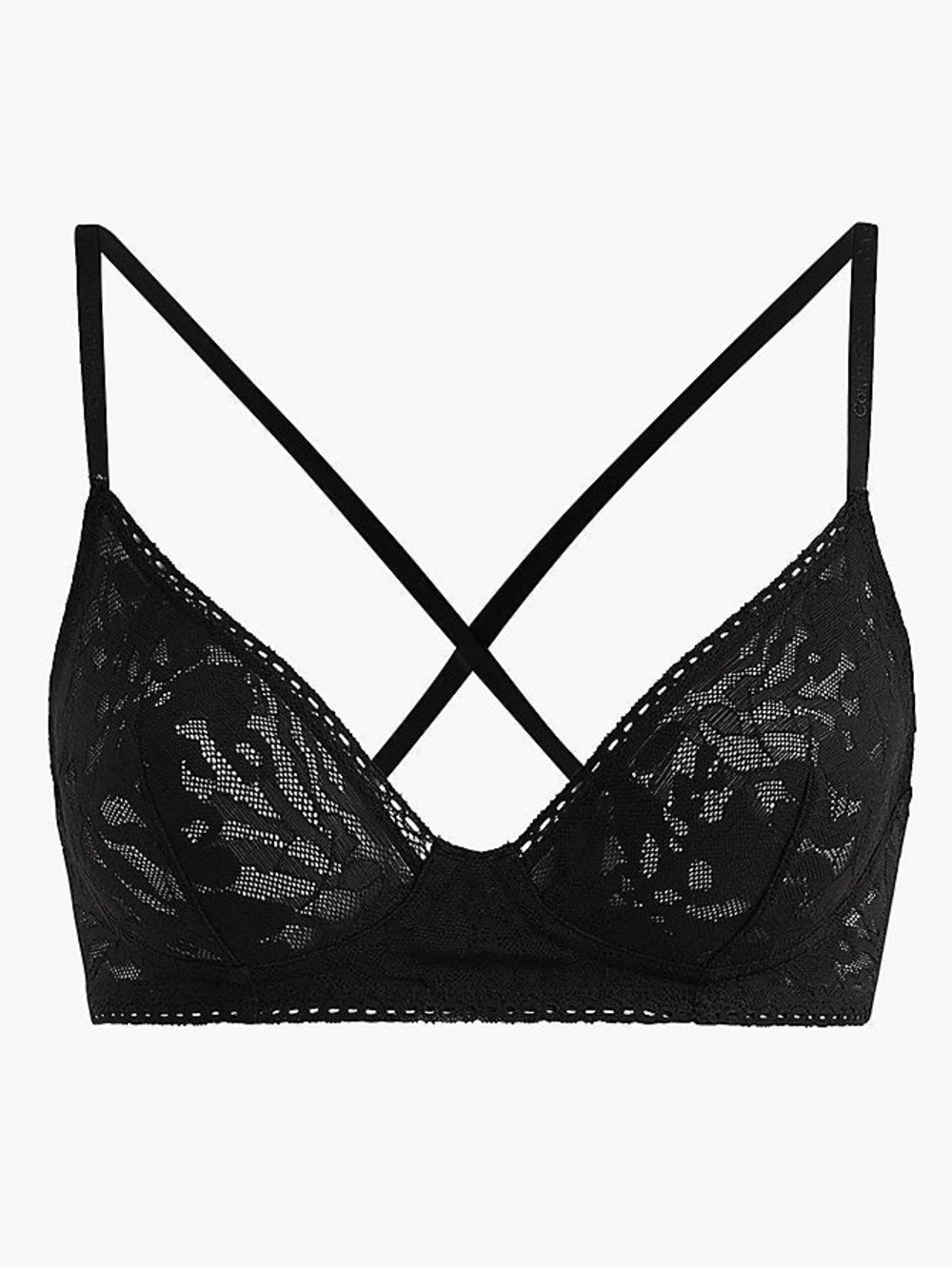 Calvin Klein Black Soft Lace Bralette Size M